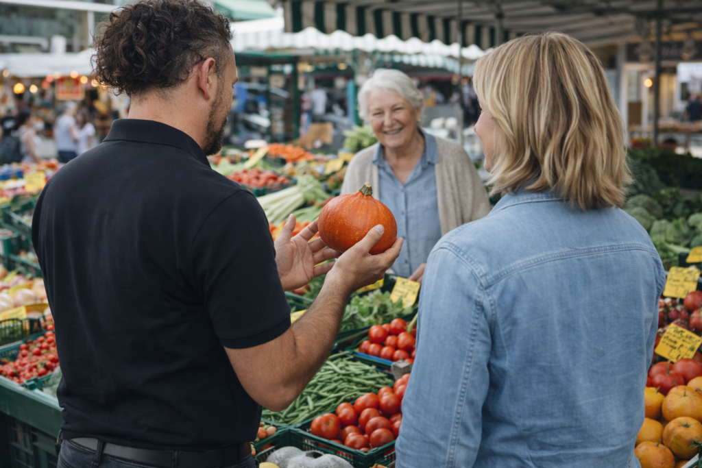 Vegan Easy Marktbesuch